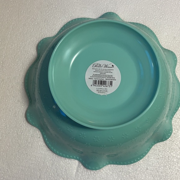 RESTOCK - BEAUTIFUL LARGE SERVING FLORAL BOWL - Picture 4 of 4